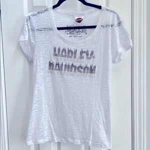 Harley-Davidson Blinged Burn-out T-shirt